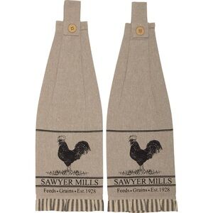 Sawyer Mills Rooster Kitchen Towels